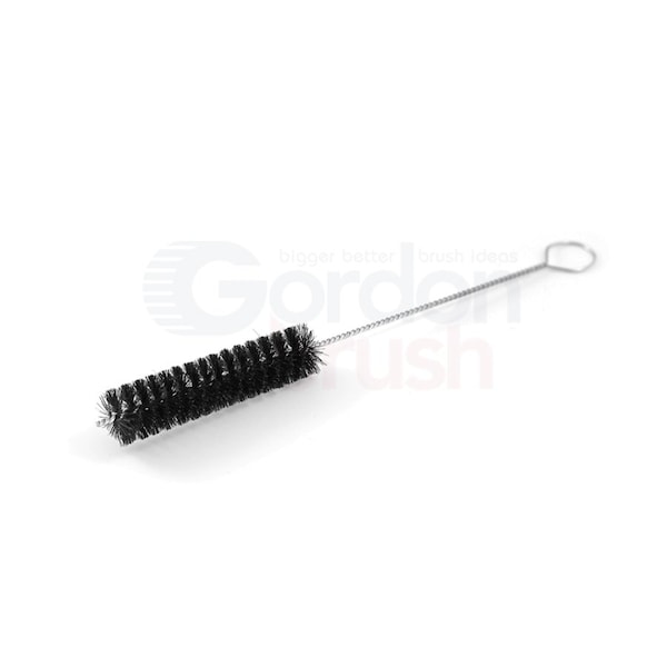 3/4 D 8-1/2 Length Single Spiral Single-Stem Horsehair Brushes, PK12